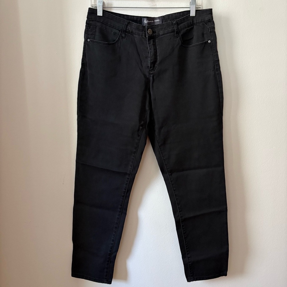 Reitmans High Rise Slim Leg Jeans - Black